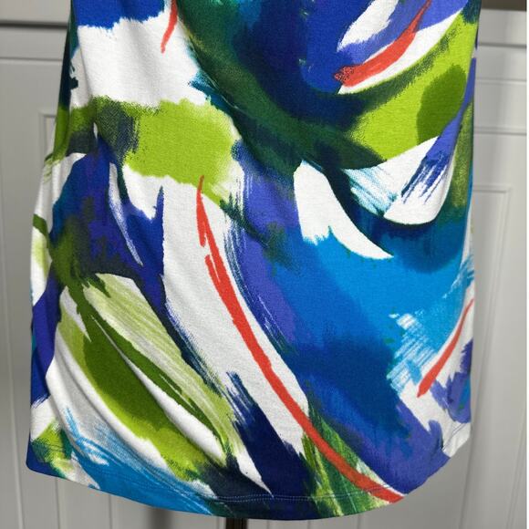 Tommy Bahama Lapis Wind Sleeveless Tank Top Size S Colorful Summer Abstract - Picture 6 of 9
